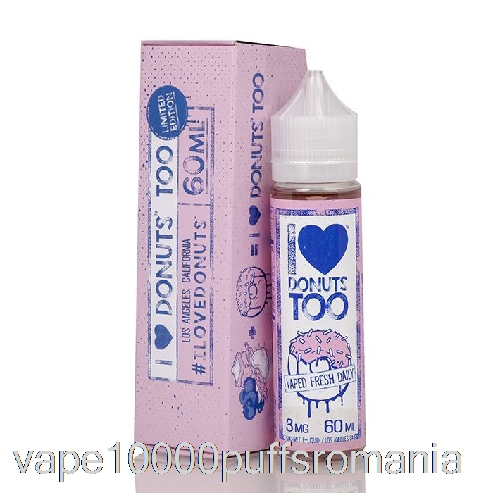 Vape Romania I Love Donuts - Suc De Pălărier Nebun - 60ml 0mg